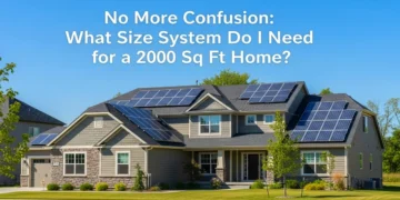 What Size Solar System Do I Need for a 2000 Sq Ft Home