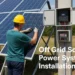 Off Grid Solar Power System Installation