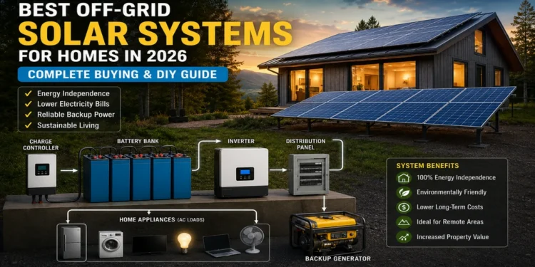 Best Off-Grid Solar Systems for Homes in 2026: Complete Buying & DIY Guide