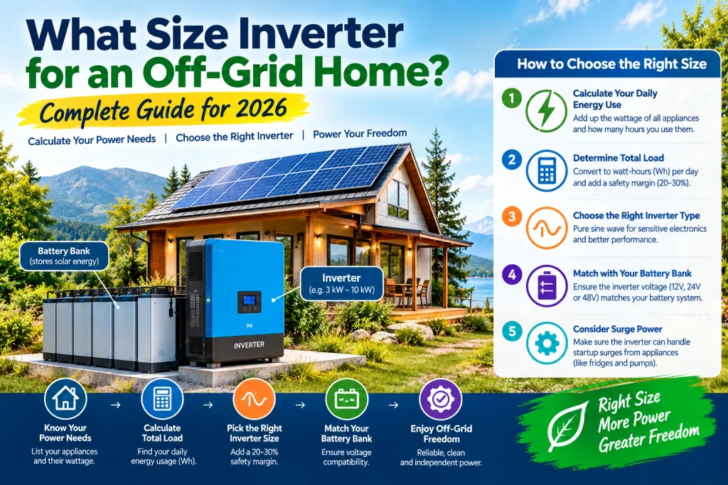 What Size Inverter for an Off-Grid Home?