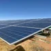 Ground-mounted solar panels installed on residential property in 2026