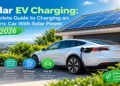 Electric vehicle charging from a residential solar panel system