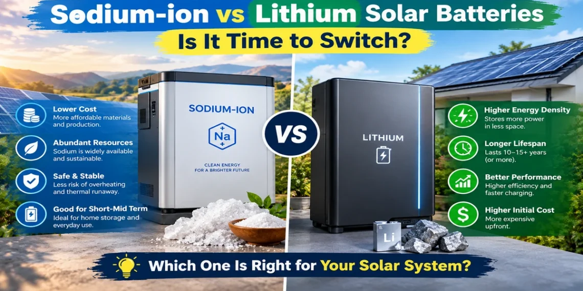 Sodium-ion vs Lithium Solar Batteries: Is It Time to Switch?