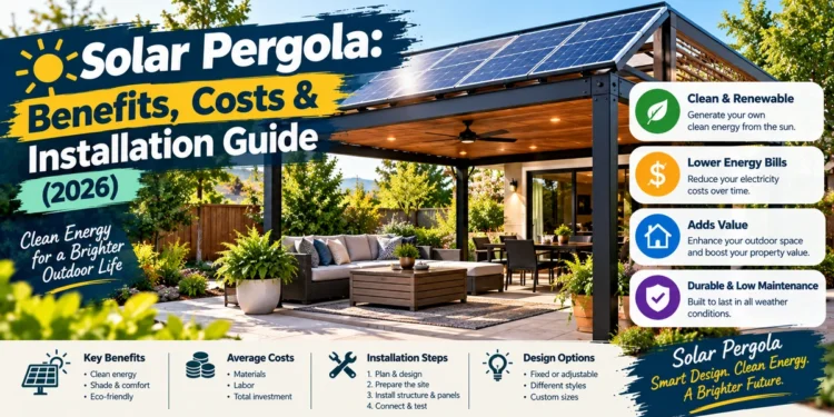 Solar Pergola: Benefits, Costs & Installation Guide (2026)