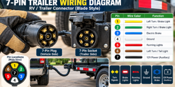 7-Pin Trailer Wiring Diagram: Colors & Functions