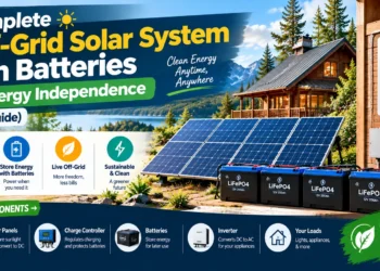 Complete Off-Grid Solar System with Batteries for Energy Independence (2026 Guide)