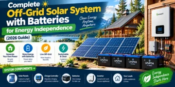 Complete Off-Grid Solar System with Batteries for Energy Independence (2026 Guide)