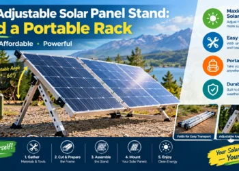 DIY Adjustable Solar Panel Stand: Build a Portable Rack