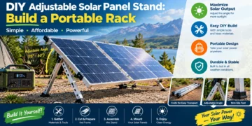 DIY Adjustable Solar Panel Stand: Build a Portable Rack
