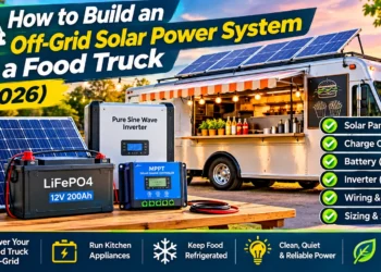 How to Build an Off-Grid Solar Power System for a Food Truck (2026)