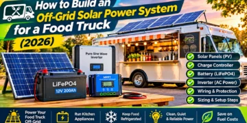 How to Build an Off-Grid Solar Power System for a Food Truck (2026)