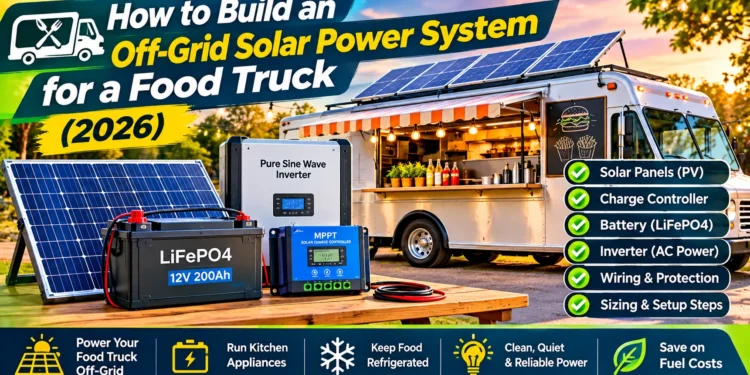 How to Build an Off-Grid Solar Power System for a Food Truck (2026)