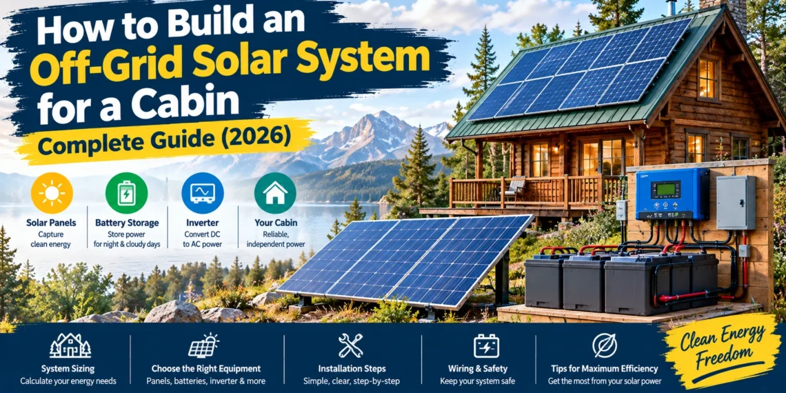 How to Build an Off-Grid Solar System for a Cabin: Complete Guide (2026)
