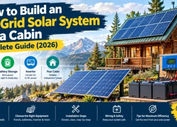 How to Build an Off-Grid Solar System for a Cabin: Complete Guide (2026)