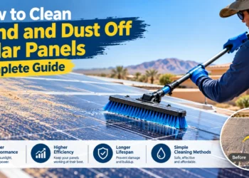 How to Clean Sand and Dust Off Solar Panels: Complete Guide