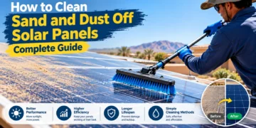 How to Clean Sand and Dust Off Solar Panels: Complete Guide