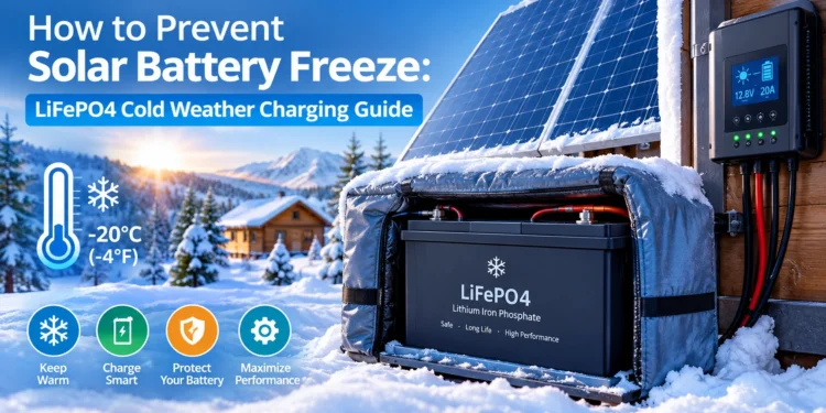 How to Prevent Solar Battery Freeze: LiFePO4 Cold Weather Charging Guide