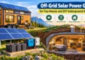 Off-Grid Solar Power Guide for Tiny Houses and DIY Underground Structures