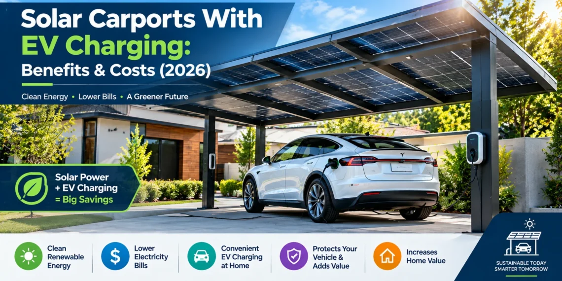 Solar Carports With EV Charging: Benefits & Costs (2026)