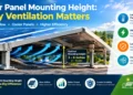 Solar Panel Mounting Height: Why Ventilation Matters