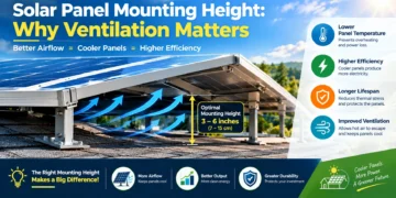 Solar Panel Mounting Height: Why Ventilation Matters