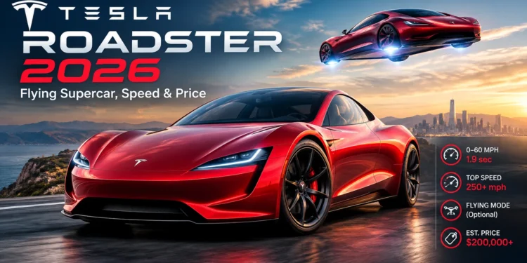 Tesla Roadster 2026: Flying Supercar, Speed & Price