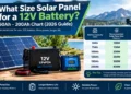 What Size Solar Panel for a 12V Battery? 50Ah–200Ah Chart (2026 Guide)